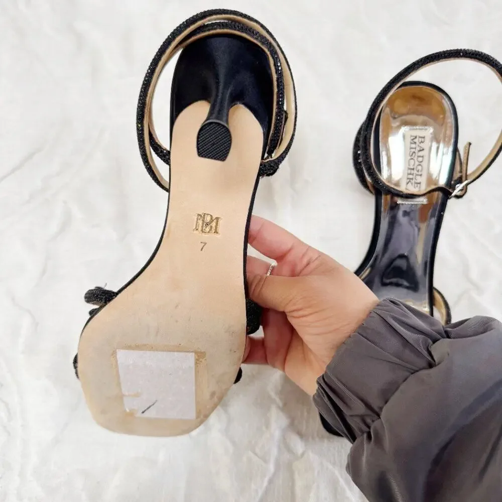 Badgley Mischka these sandals